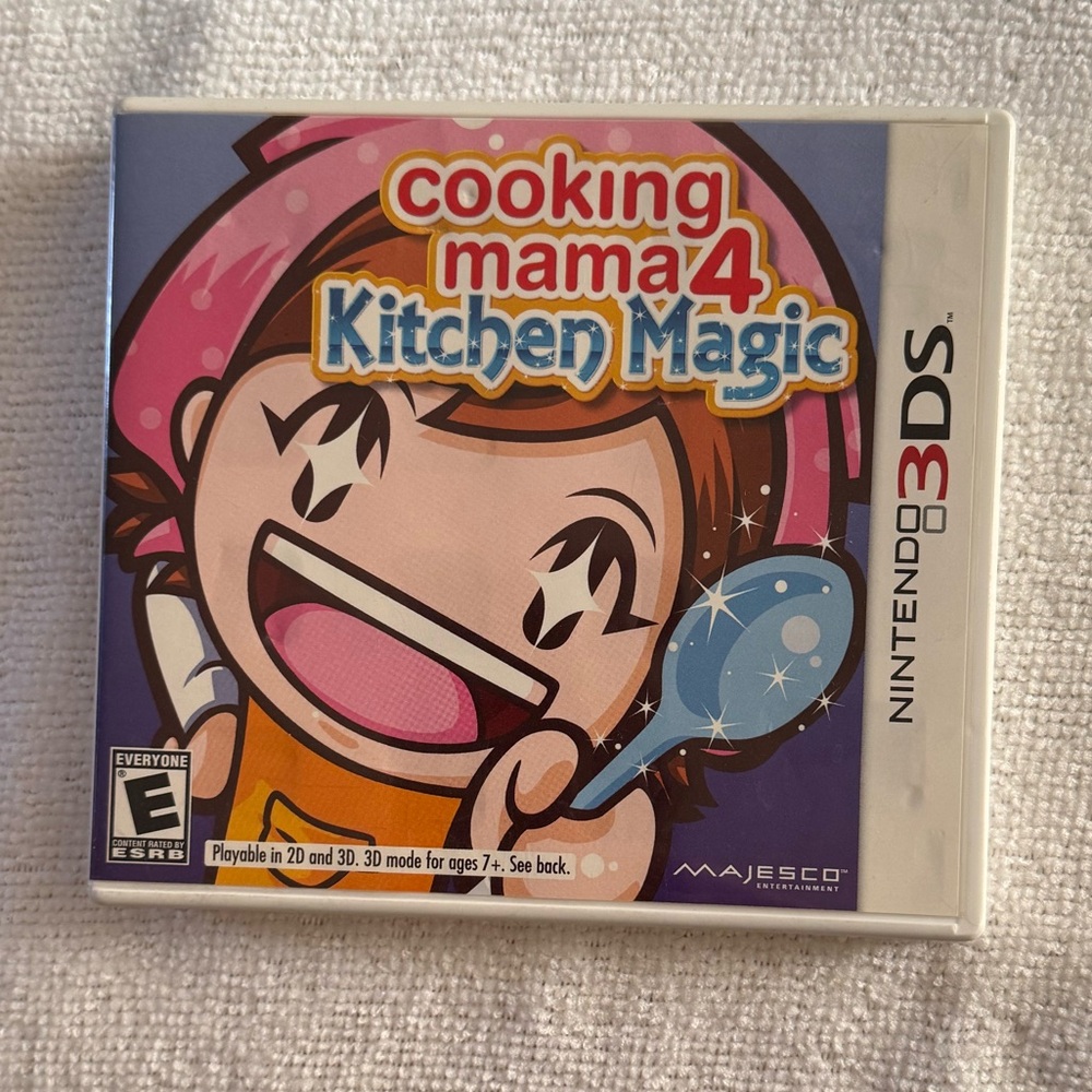 Cooking Mama 4: Kitchen Magic for Nintendo 3DS “Case Only” game not included.